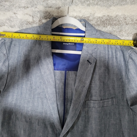 Tommy bahama Gray Blazer with Elbow Patches - Picture 11 of 14